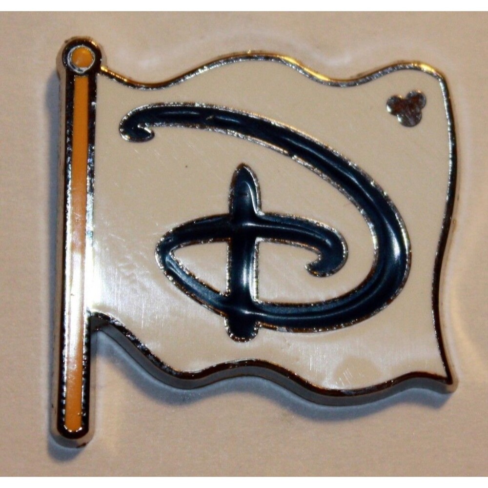 WDW - Hidden Mickey Pin Series 3 - Fun Icons - 'D' Flag